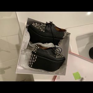 Jeffrey Campbell sting spike platform shoes